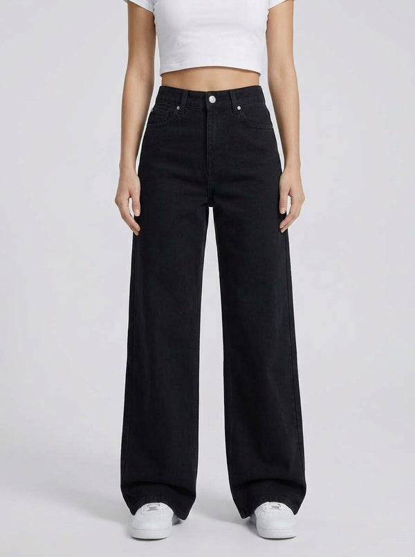 Black Wide Leg Jeans