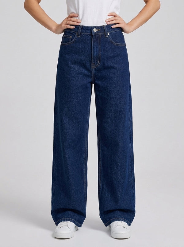 Dark Blue Wide leg